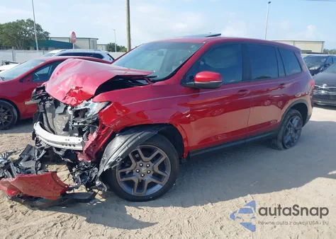 2022 Honda Passport 2Wd Ex-L from USA, damaged, VIN 5FNYF7H58NB006115